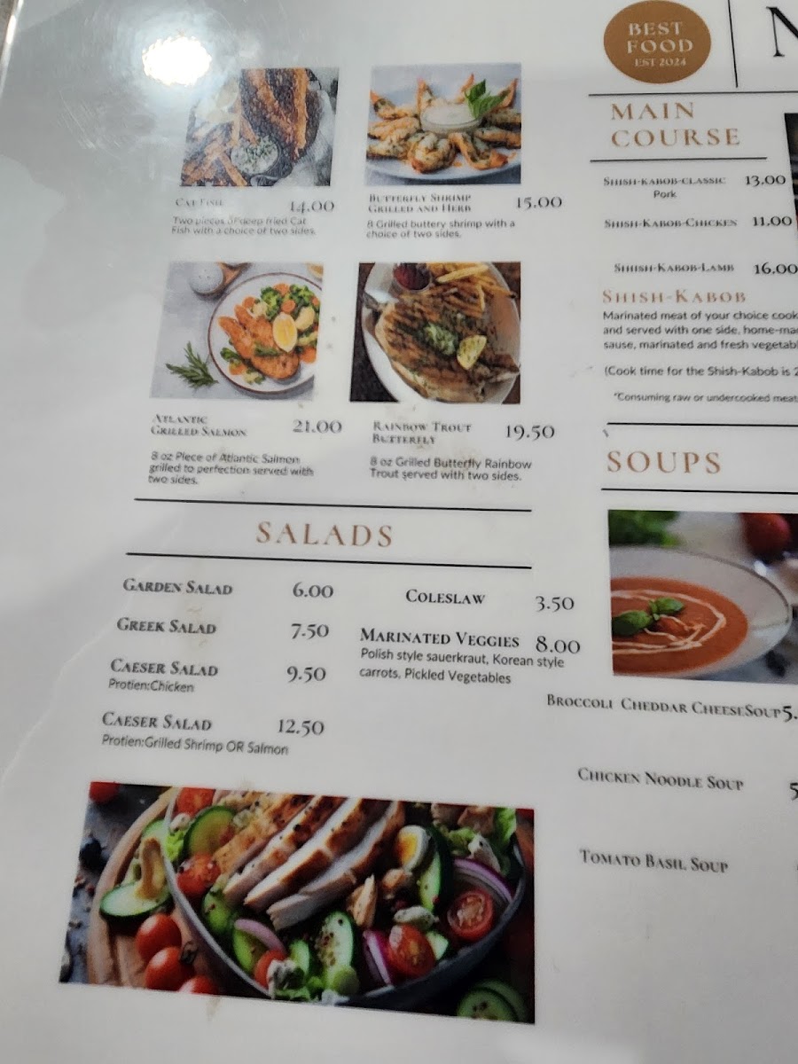 Cedar Restaurant Photo Menu 4