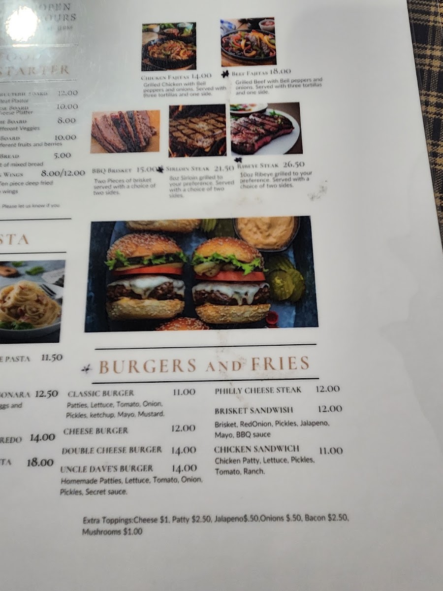 Cedar Restaurant Photo Menu 5