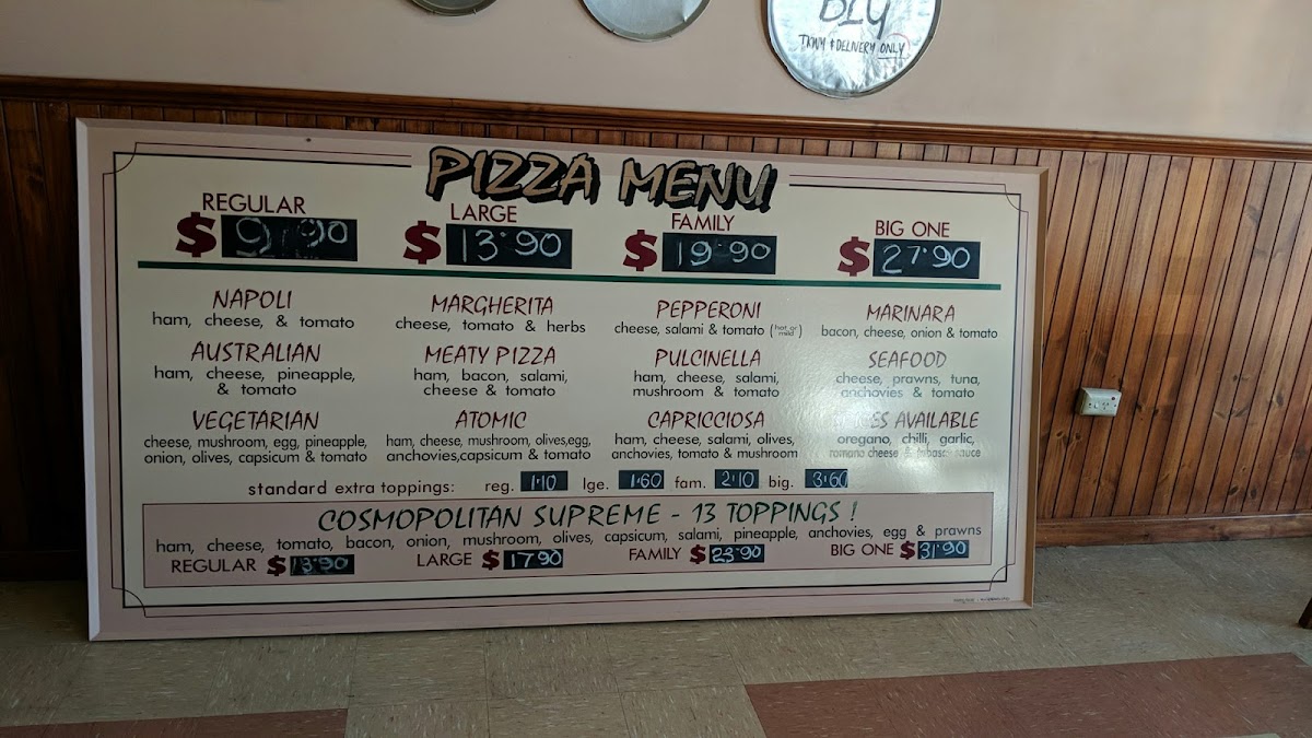Cosmopolitan Pizzeria & Pasta Kitchen Photo Menu 5