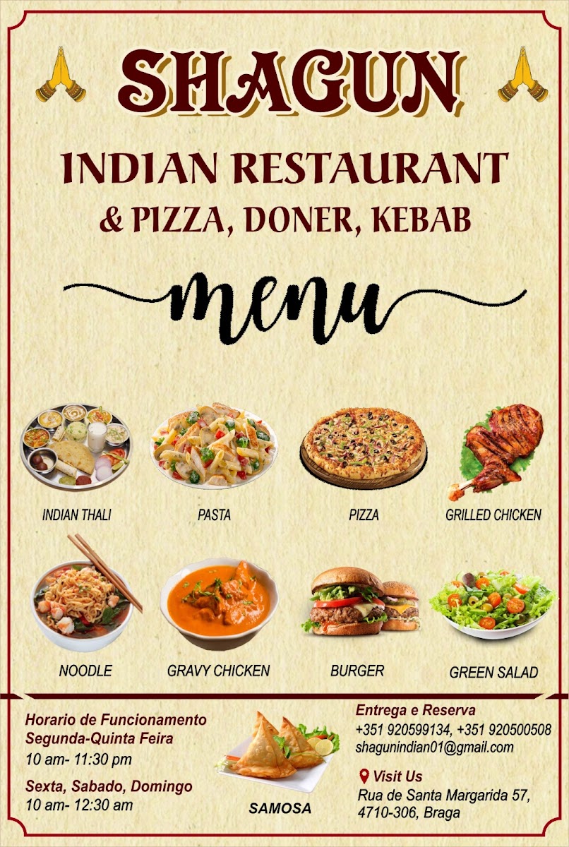 Shagun Indian Restaurant Photo Menu 1