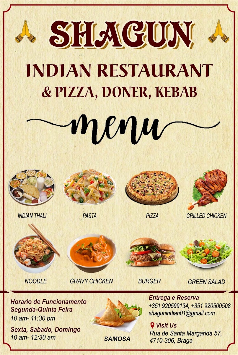 Shagun Indian Restaurant Photo Menu 2