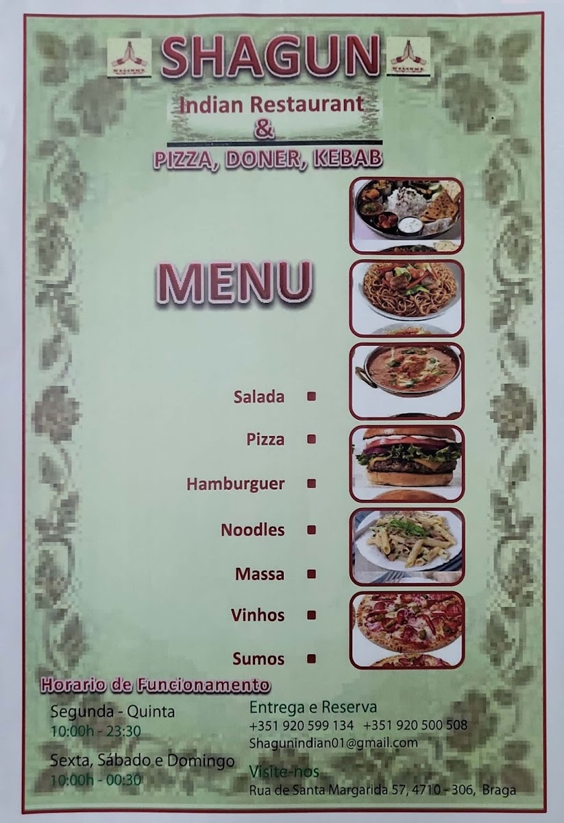 Shagun Indian Restaurant Photo Menu 3