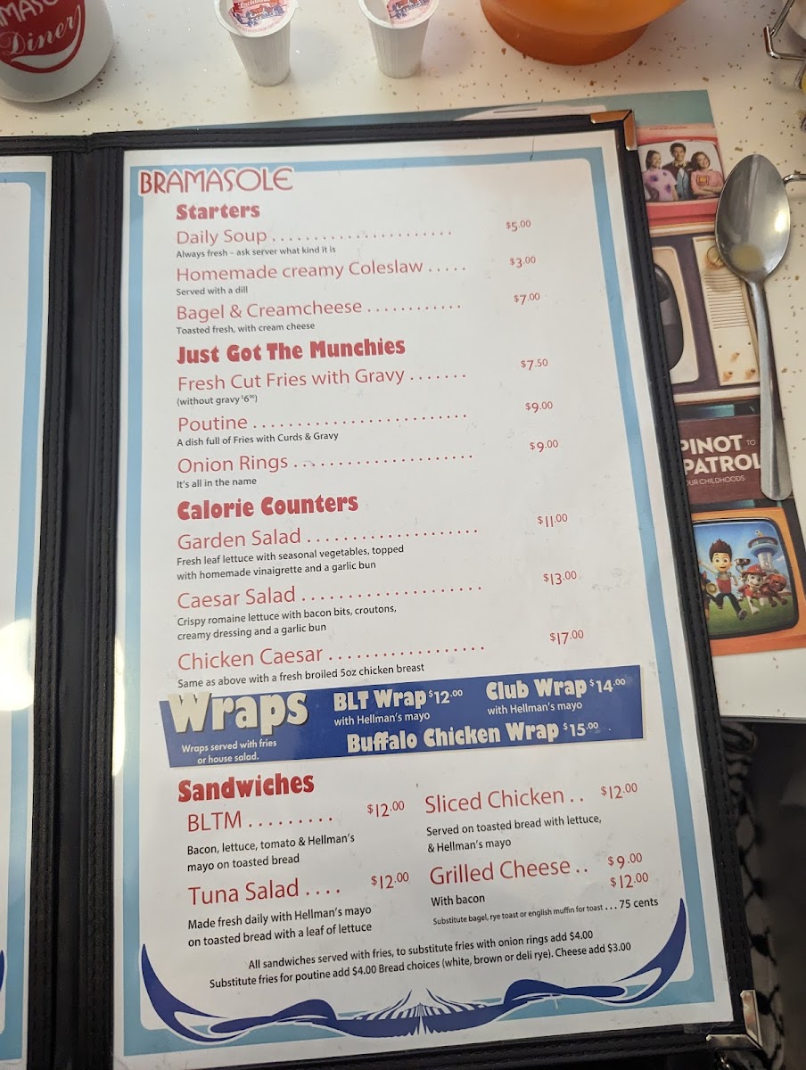 Bramasole Diner Photo Menu 7