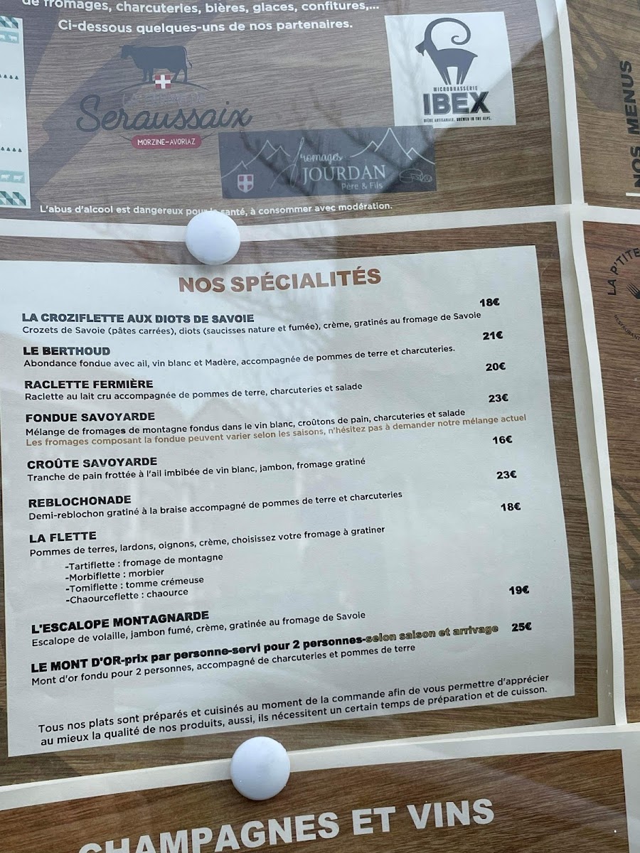 LA P'TITE MAROTTE Photo Menu 10