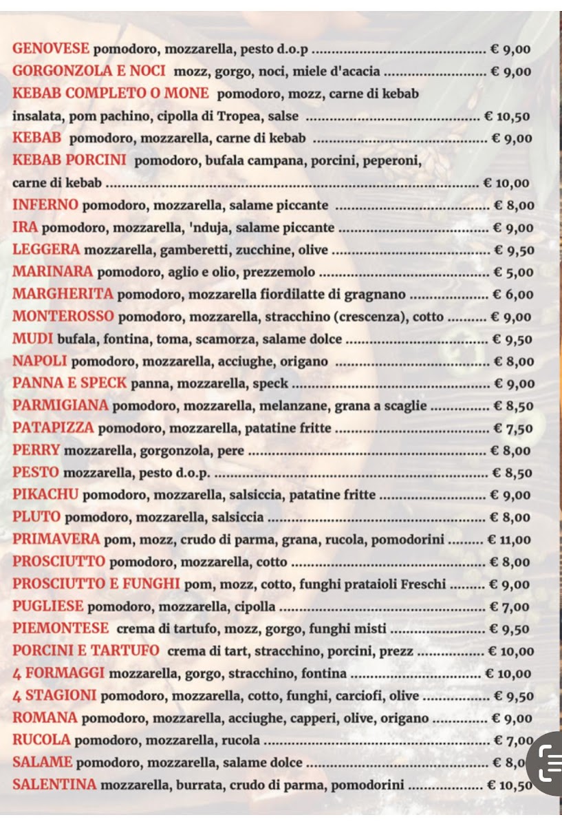 Pizzeria Antico Borgo Photo Menu 7