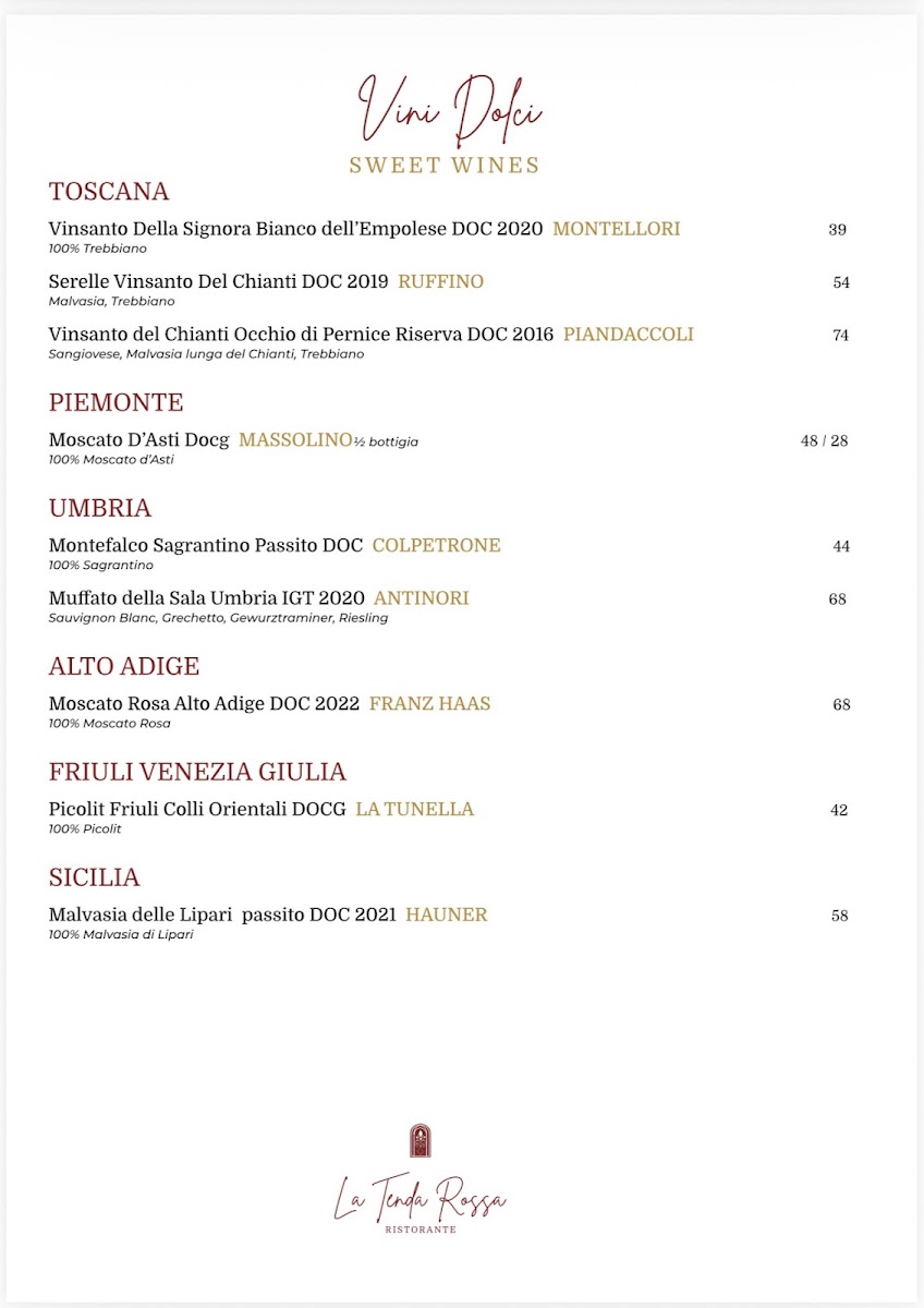 La Tenda Rossa Photo Menu 5