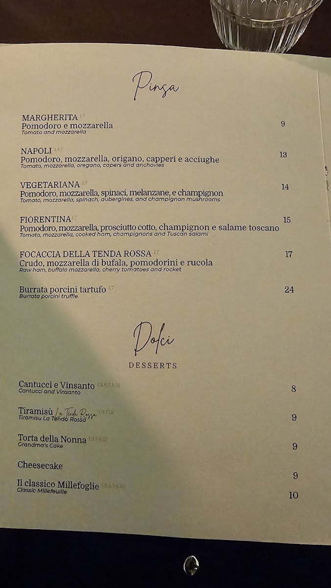 La Tenda Rossa Photo Menu 7
