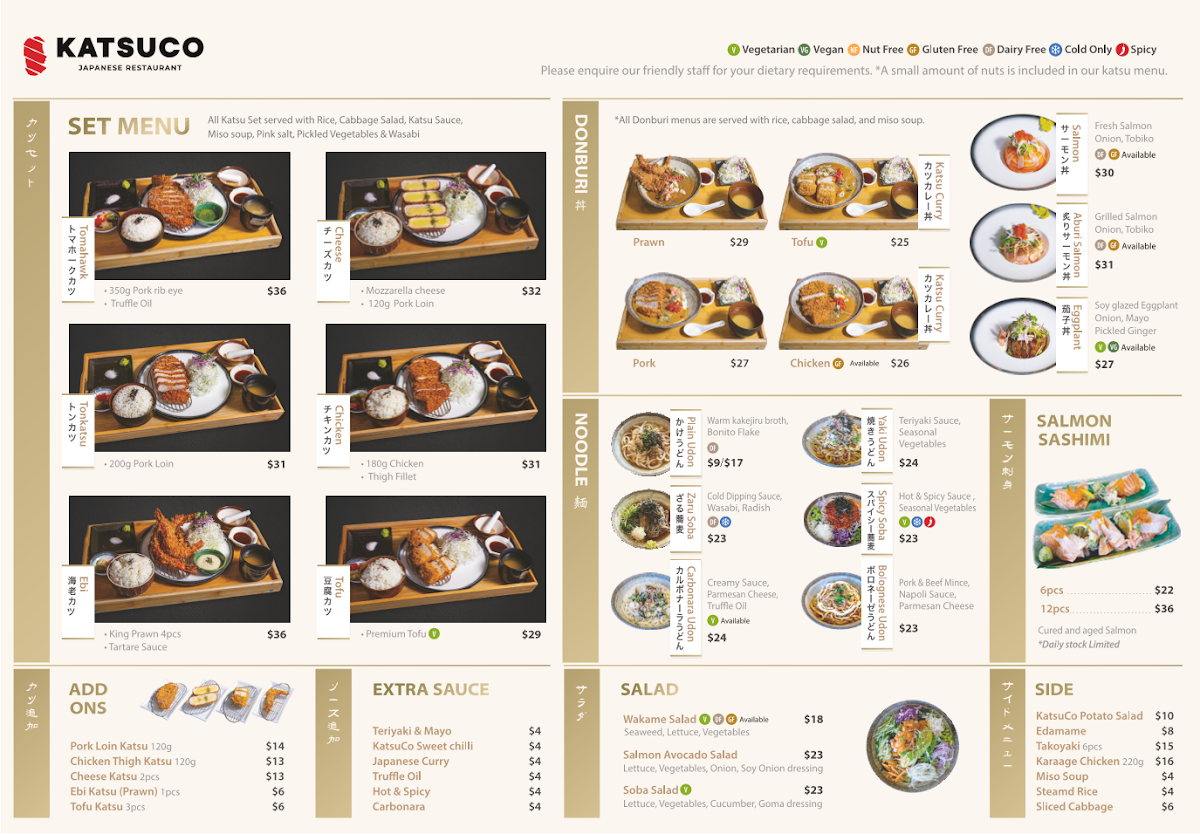 KatsuCo Maroochydore Photo Menu 3