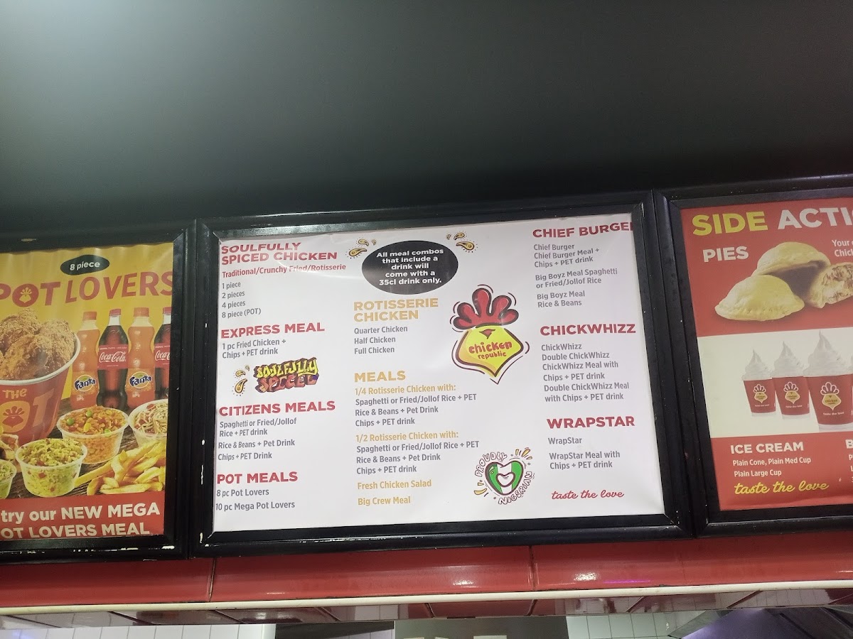 Chicken Republic - Area 8 Photo Menu 1