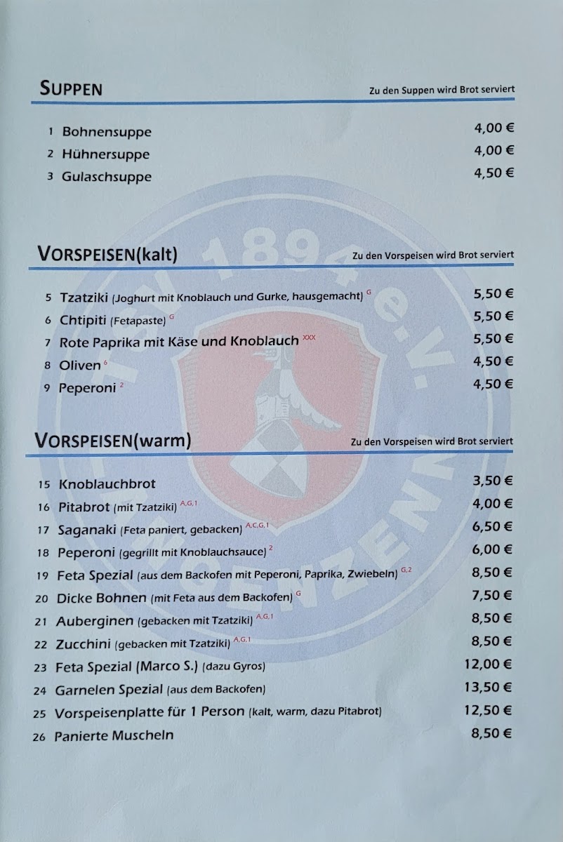 Sportgaststätte TSV Langenzenn Photo Menu 1