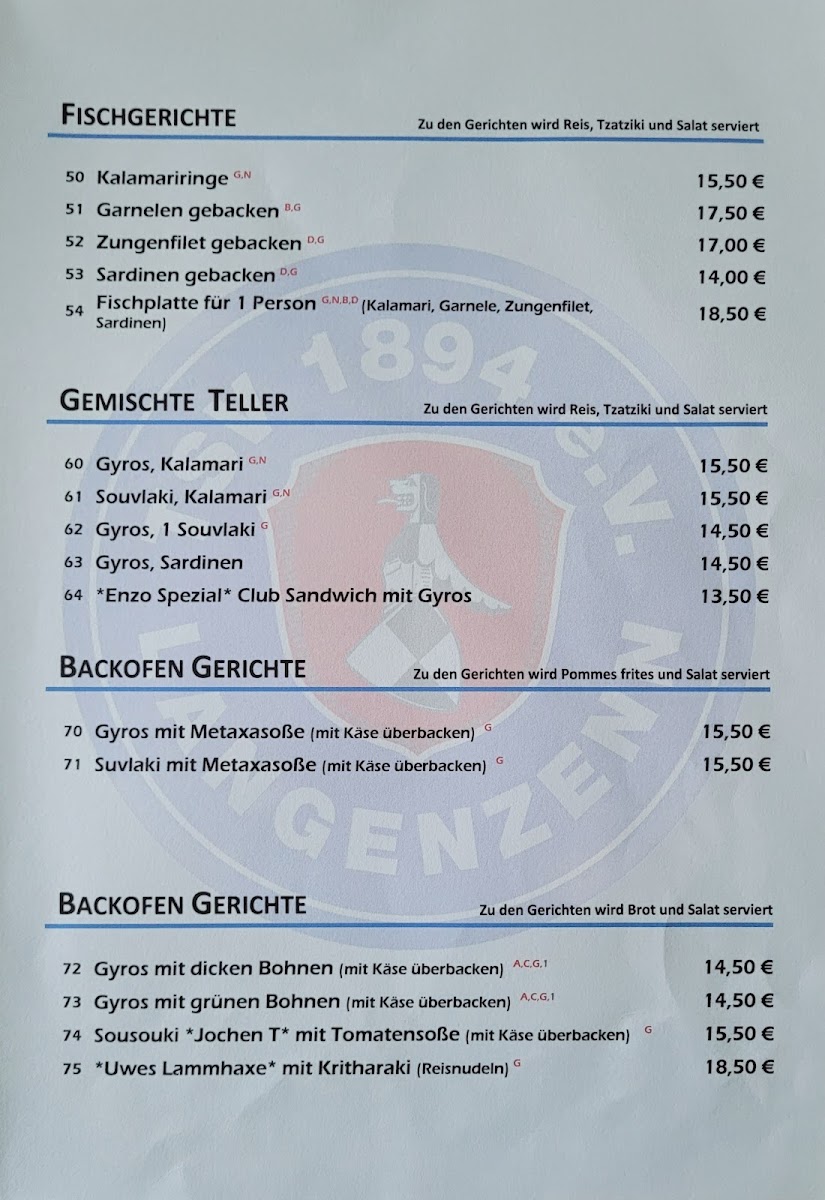 Sportgaststätte TSV Langenzenn Photo Menu 3
