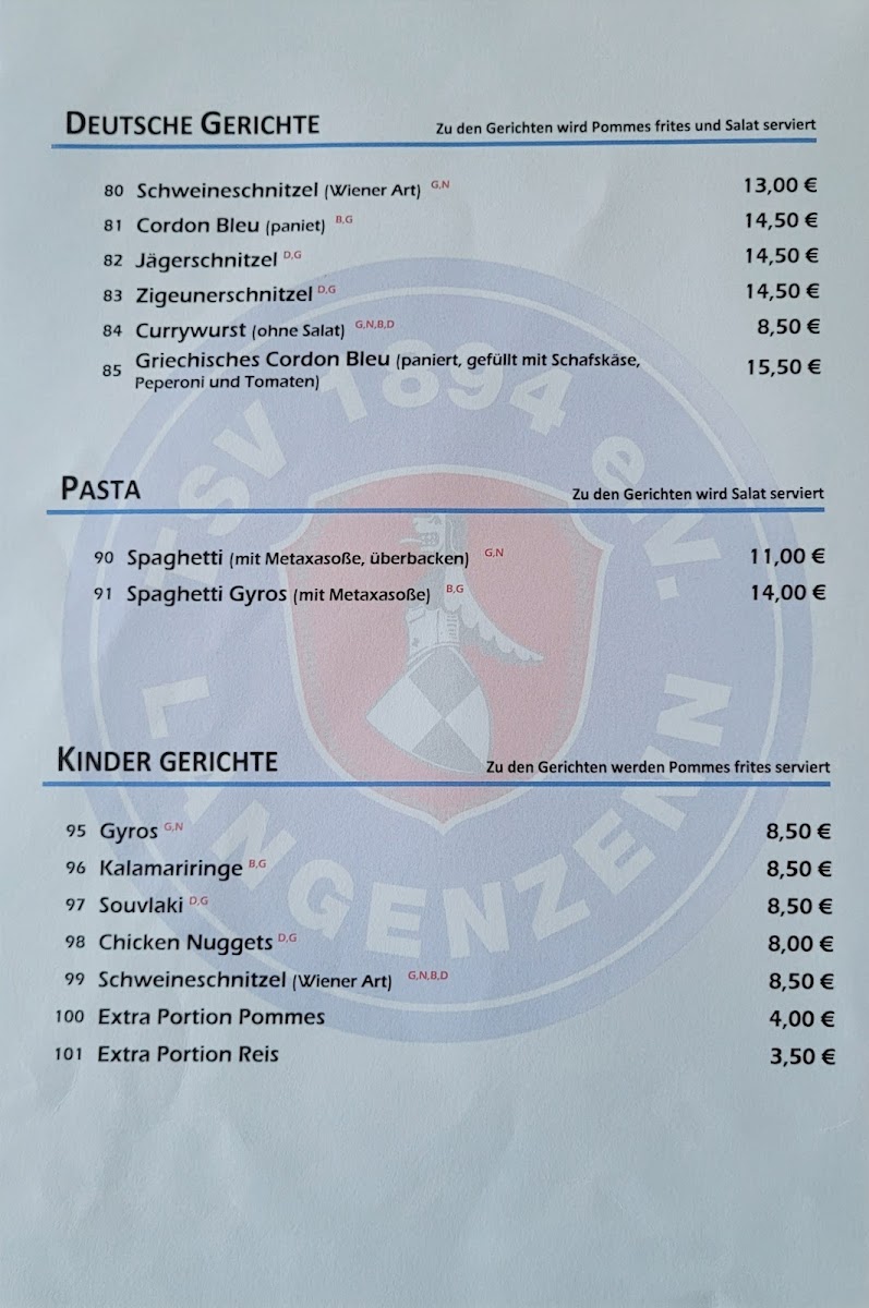 Sportgaststätte TSV Langenzenn Photo Menu 4