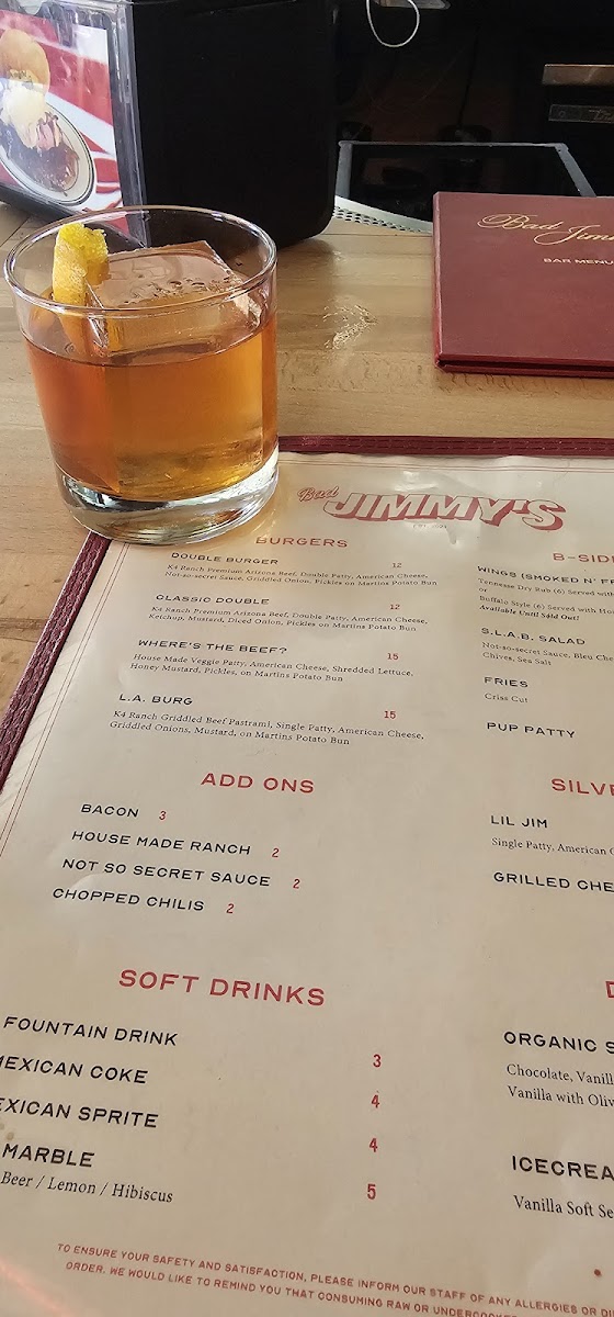 Bad Jimmy's Scottsdale Photo Menu 7