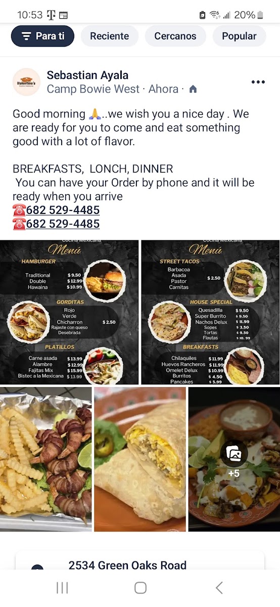 Valentina's cocina mexicana Photo Menu 7