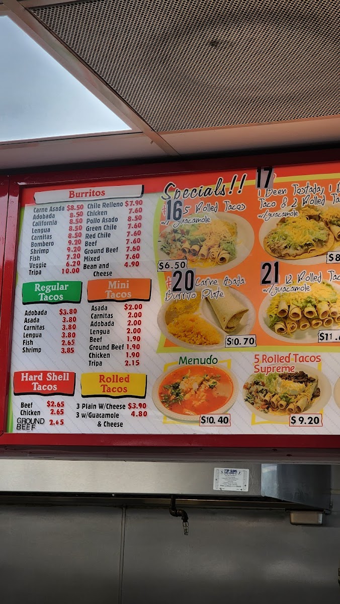 Salazar Brothers Mexican Food Photo Menu 4