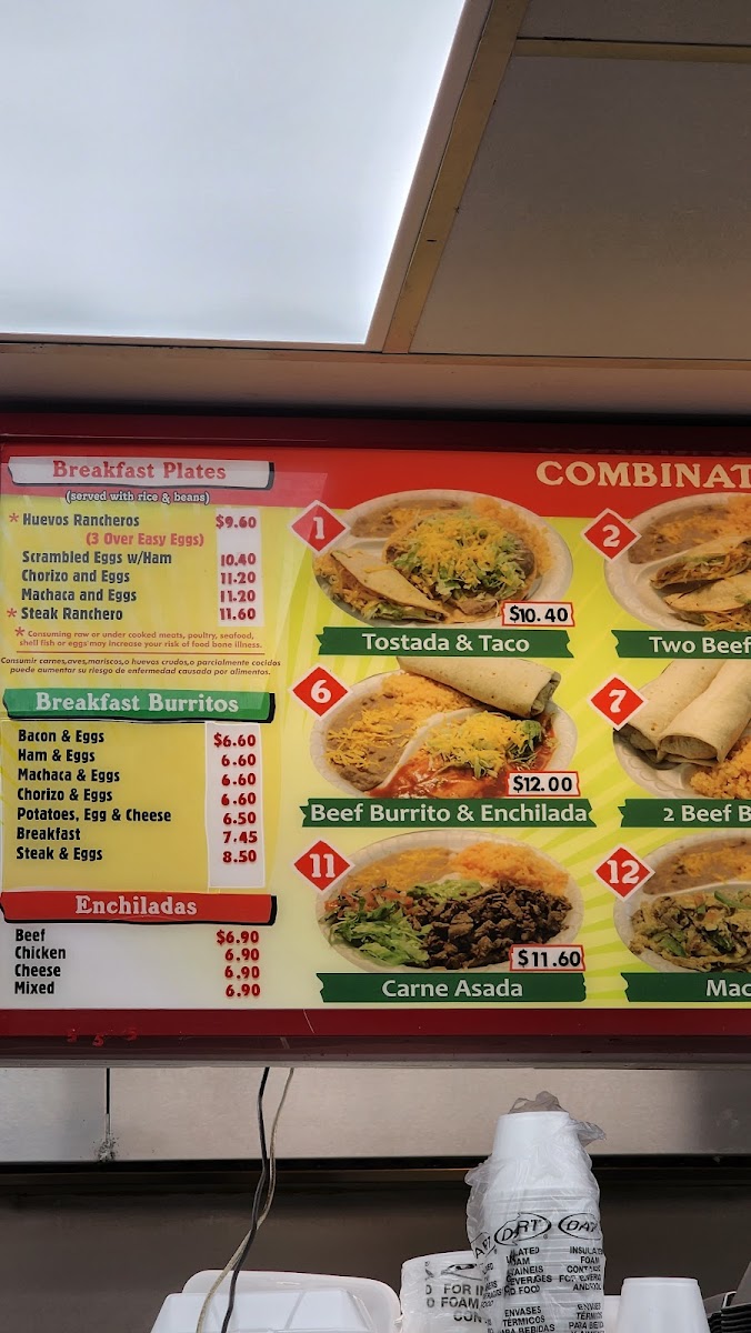 Salazar Brothers Mexican Food Photo Menu 8
