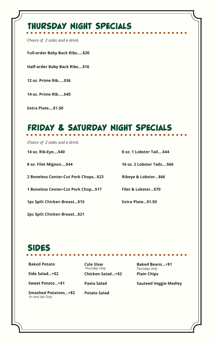 Poplar Dawg's Eatery Photo Menu 3