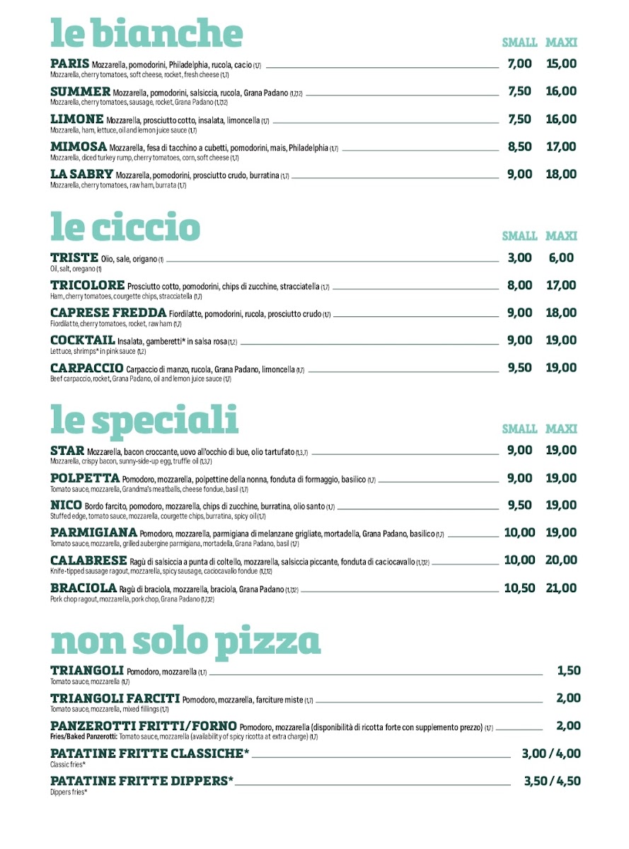 Nico Pizza e non solo Photo Menu 2
