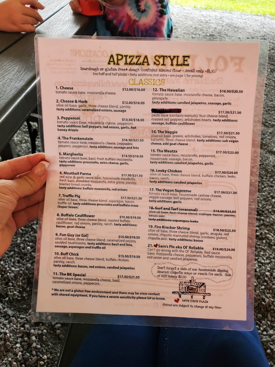 Folino's Pizza - Shelburne Photo Menu 6