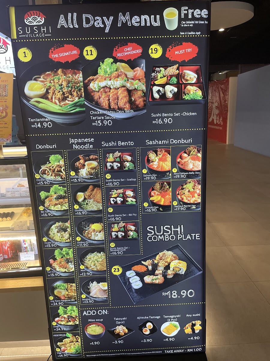 Sushi Village Sashimi and Donburi - Bangsar Southlink Photo Menu 4