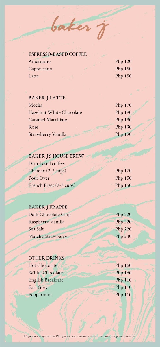 Baker J Photo Menu 9