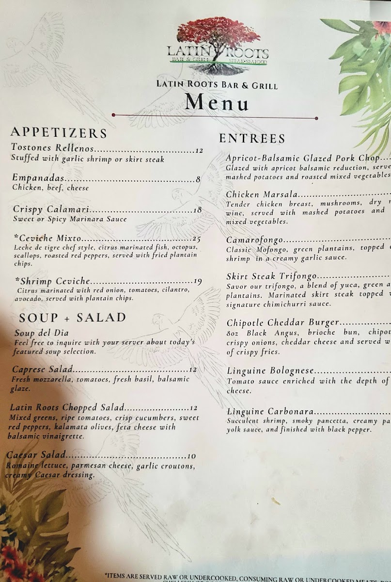 Latin Roots Bar & Grill Photo Menu 4