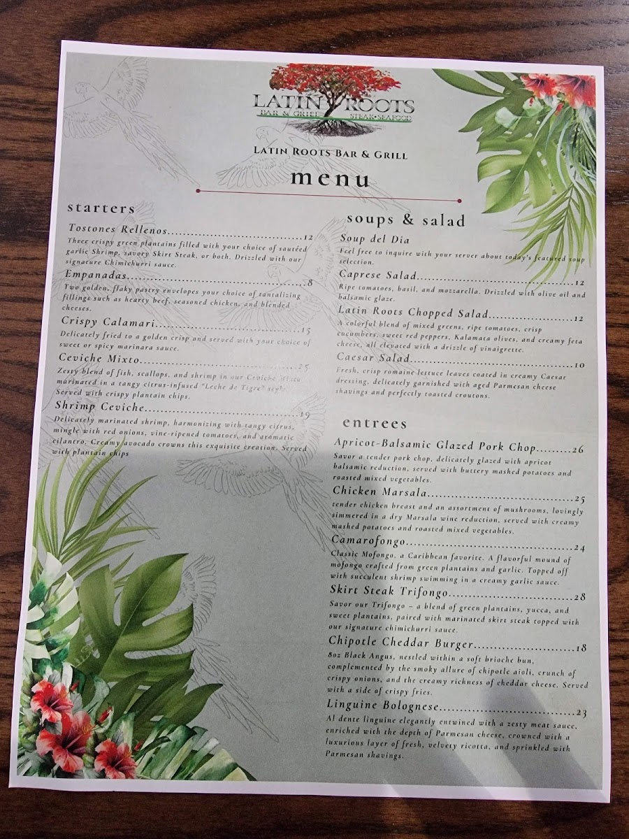 Latin Roots Bar & Grill Photo Menu 6