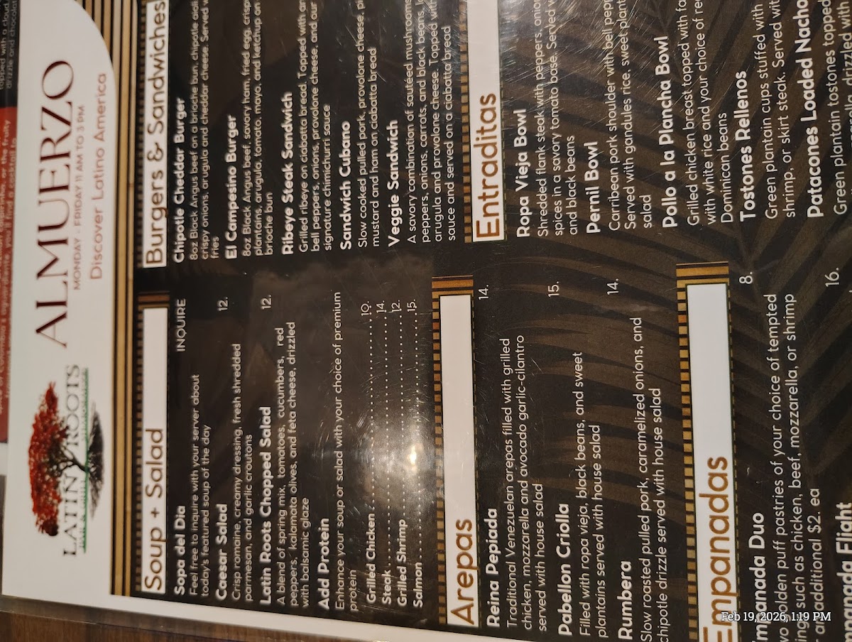 Latin Roots Bar & Grill Photo Menu 9
