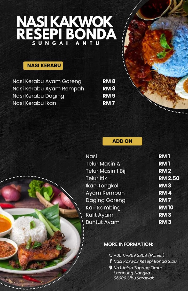 Nasi Kakwok Resepi Bonda Sibu Photo Menu 2