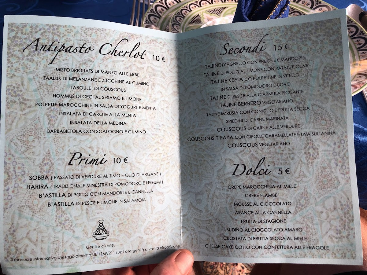 Cherlot Photo Menu 2