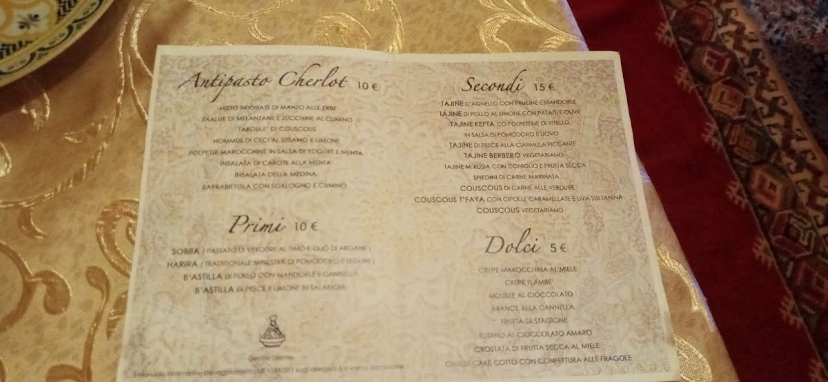 Cherlot Photo Menu 3