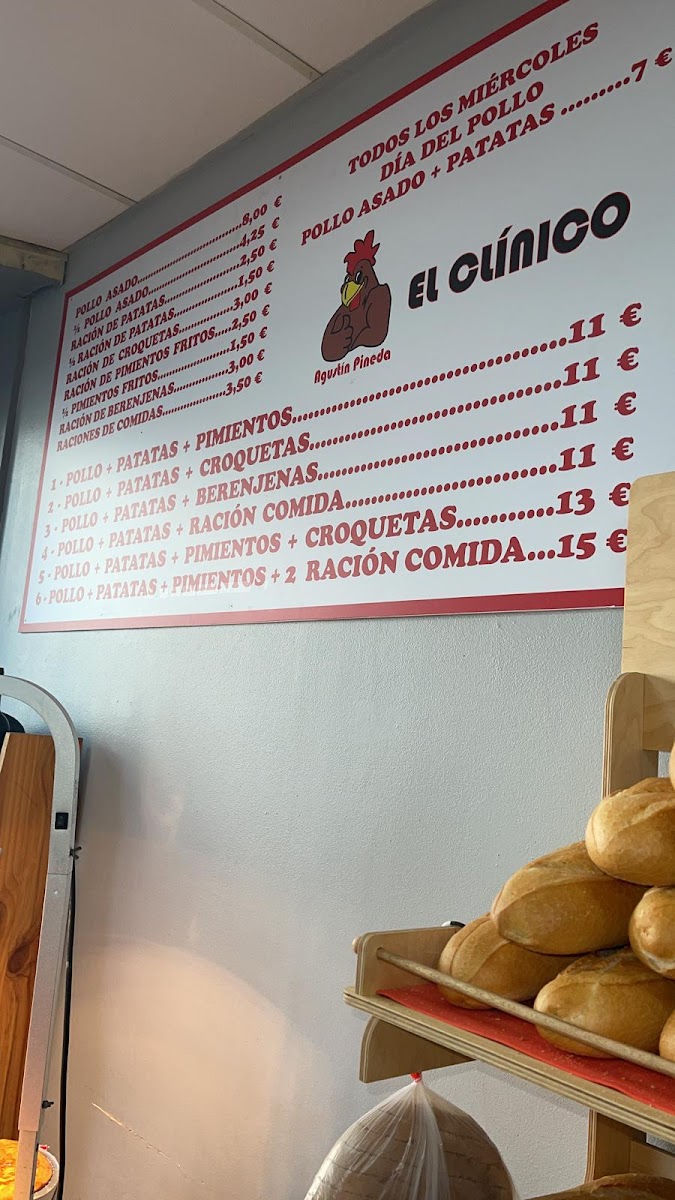 Asador de pollos- El clínico. Agustín Pineda Photo Menu 9