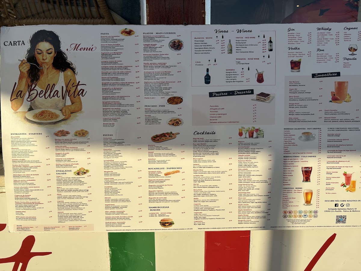 La Bella Vita Photo Menu 4