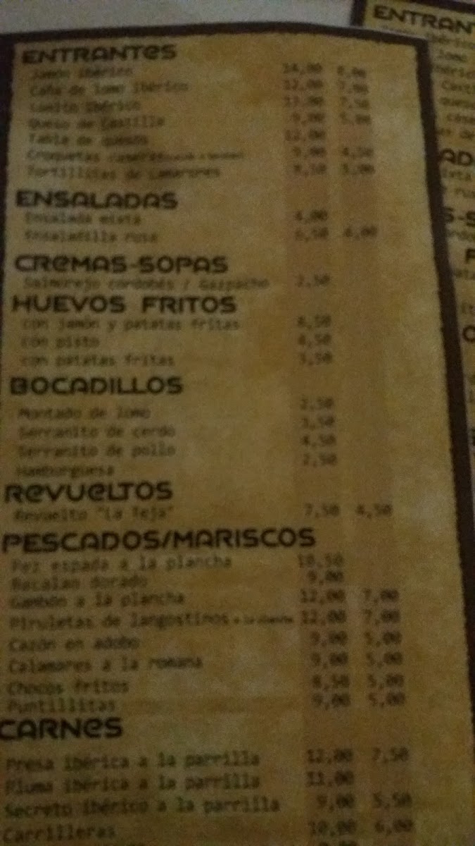 Mesón Restaurante La Teja Photo Menu 4