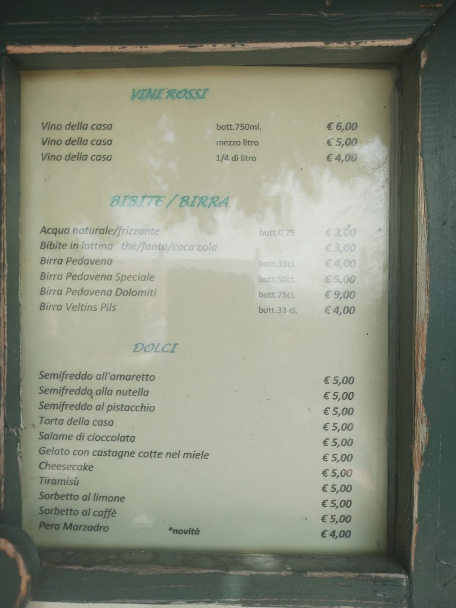 Trattoria Fenil Dei Pre' Photo Menu 3