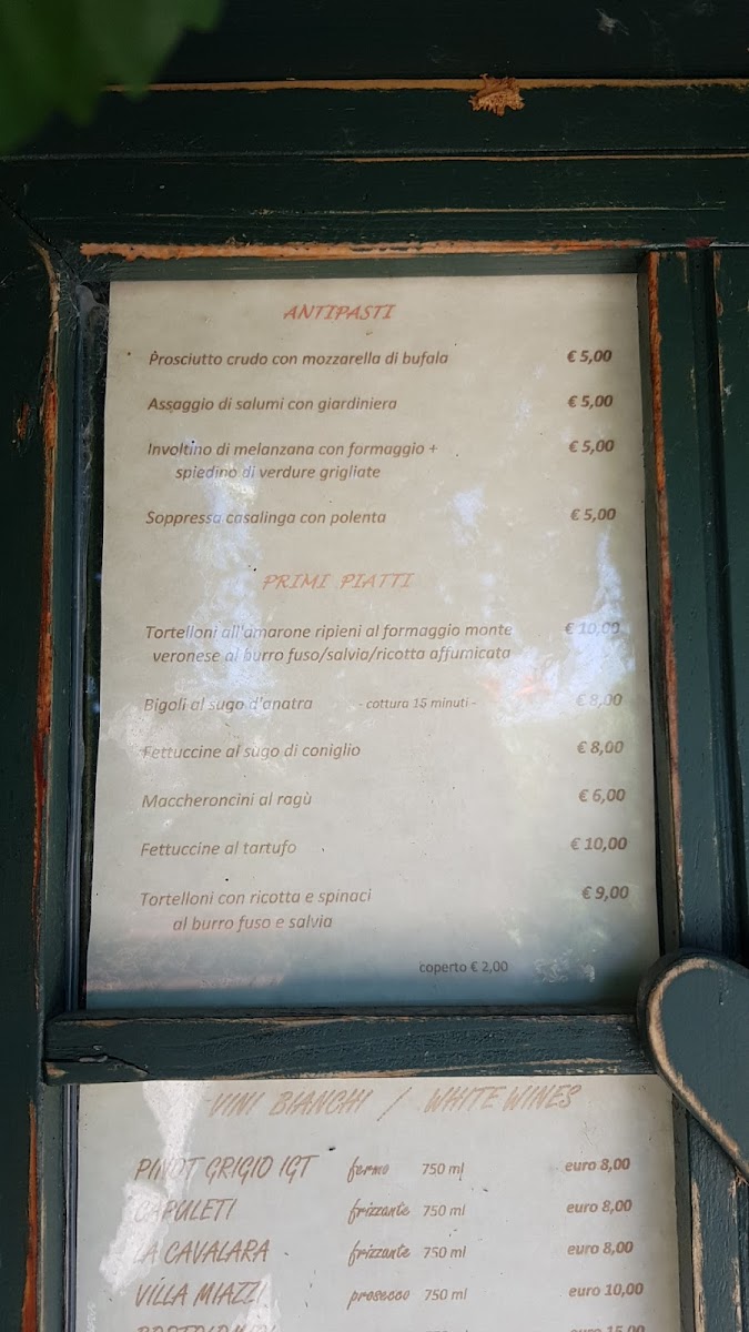 Trattoria Fenil Dei Pre' Photo Menu 8