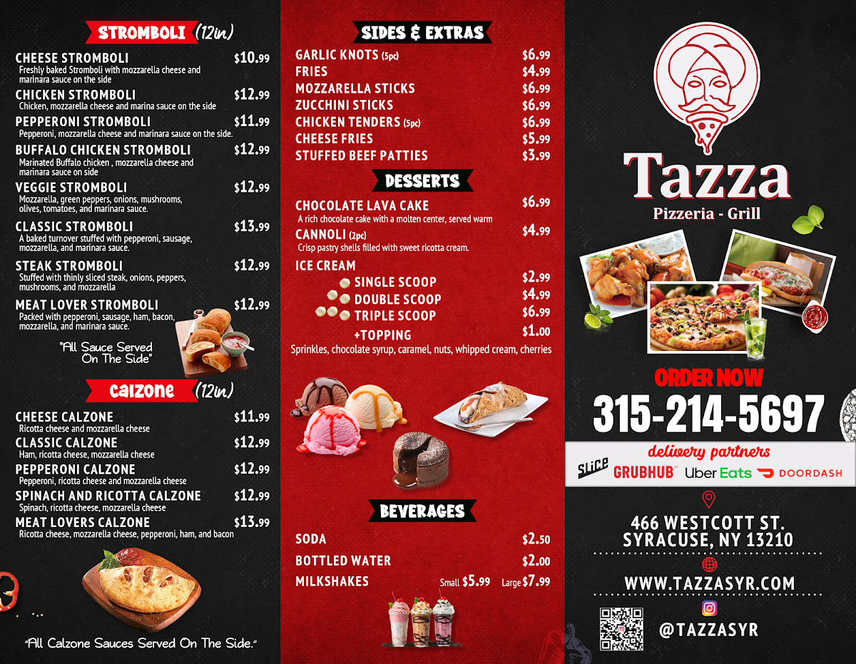 Tazza Pizza Photo Menu 2