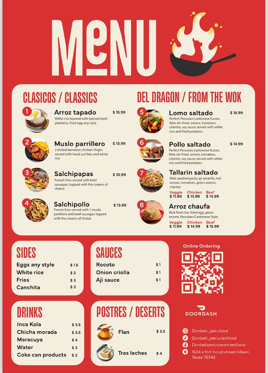 Don Beli Peruvian Street Food Photo Menu 3