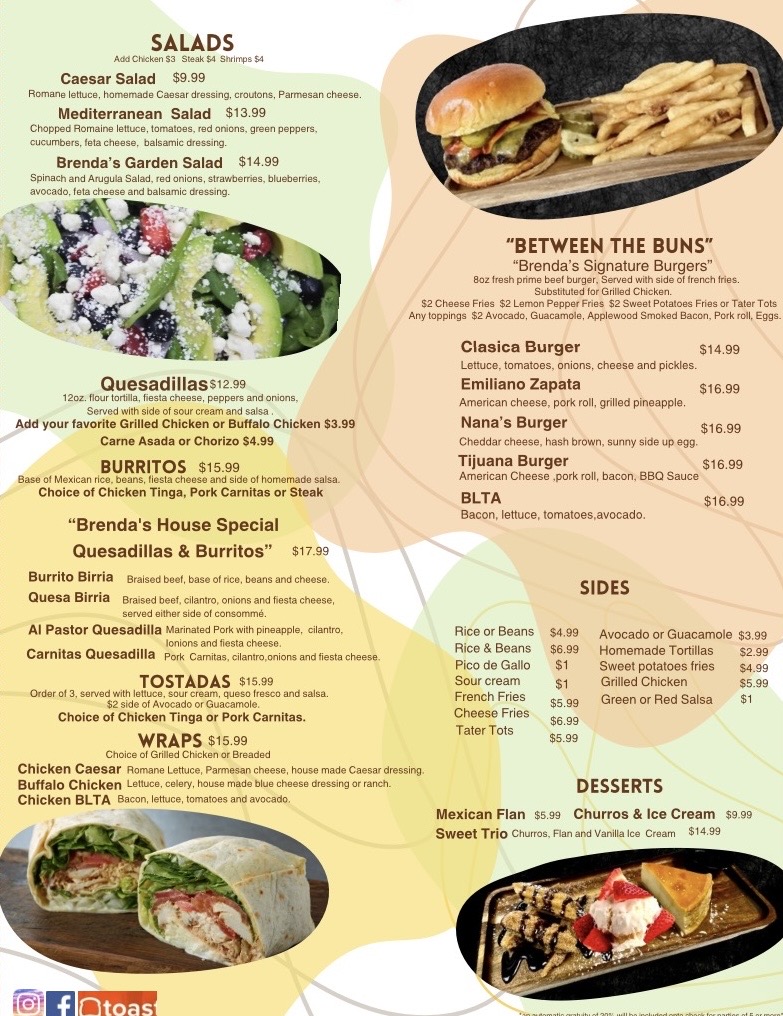 Brenda's Cafe Photo Menu 3