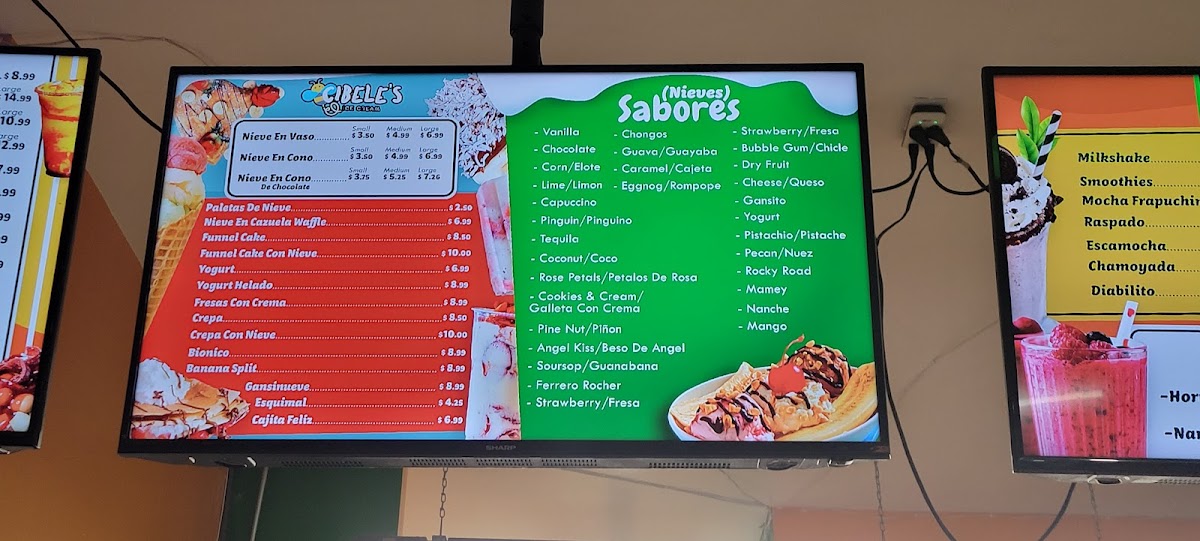 Cibele's Ice Cream Photo Menu 10