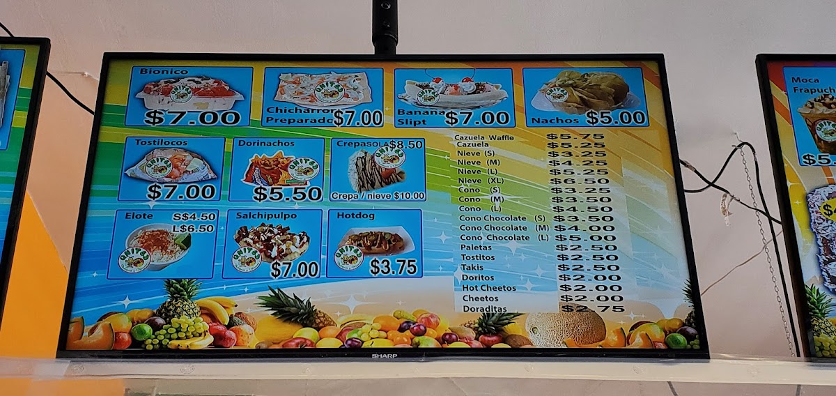 Cibele's Ice Cream Photo Menu 7