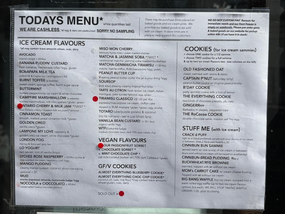 Bang Bang Ice Cream & Bakery Photo Menu 3