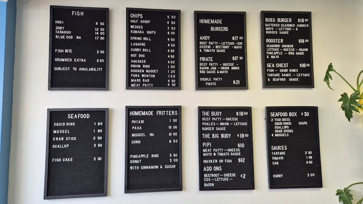 AHOY Takeaways Photo Menu 1