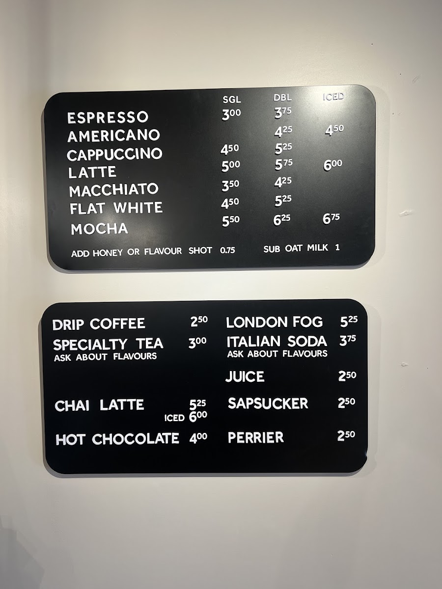 Capsize Coffee Photo Menu 1