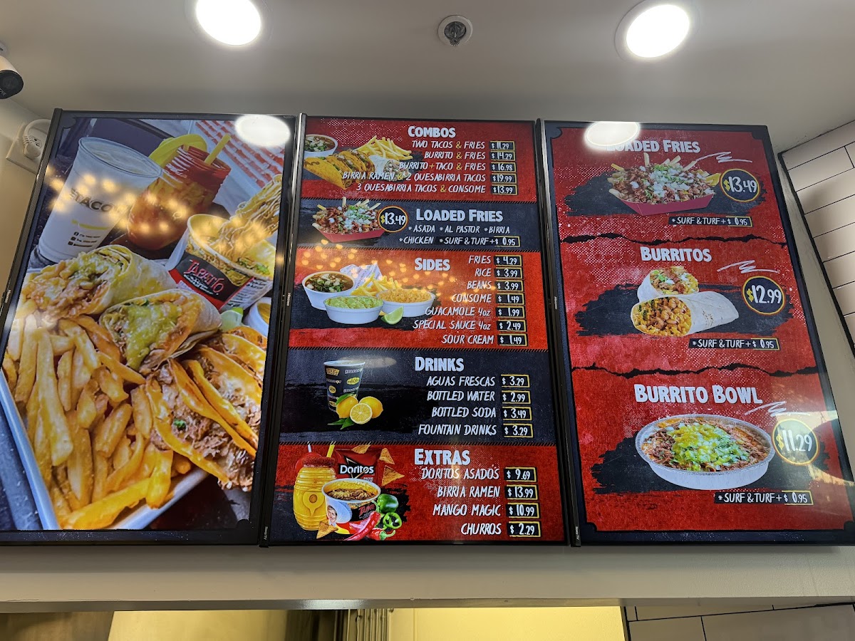 The Taco Spot (Tucson) Photo Menu 3