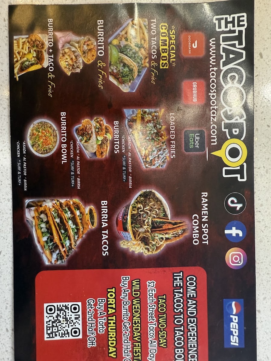 The Taco Spot (Tucson) Photo Menu 6