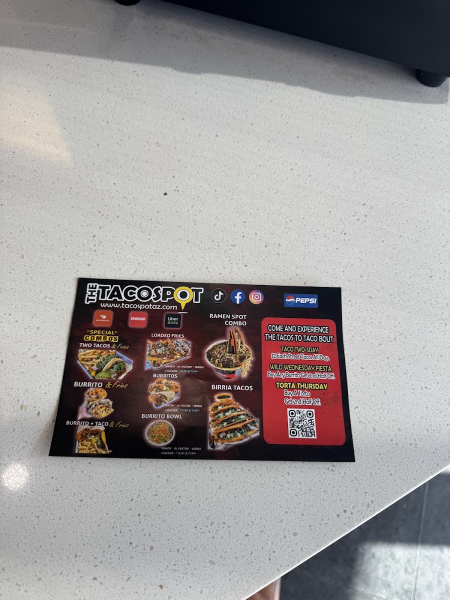The Taco Spot (Tucson) Photo Menu 9