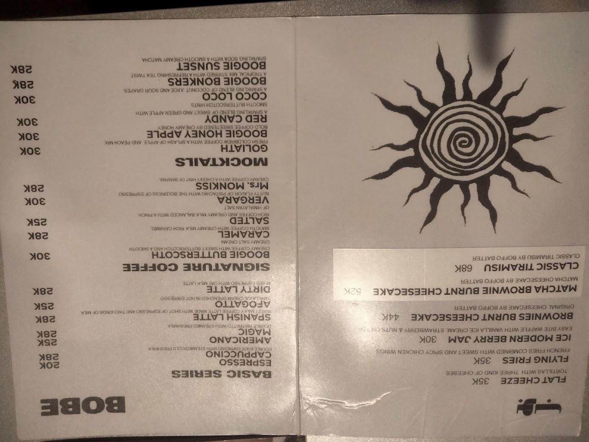 BOBE STUDIO Photo Menu 3