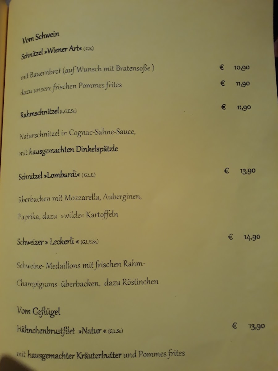 Gaststätte Ringelbach Photo Menu 3