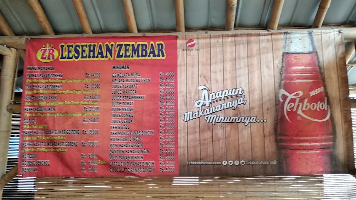 Rumah Makan Lesehan Zembar Photo Menu 4